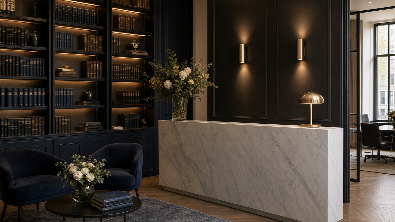 Interieur van het kantoor van Van Doren Legal